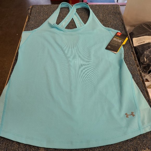 Under Armour HG Coolswitch Tank - Sky Blue - Picture 1 of 2